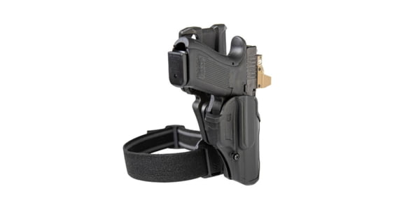 Image of BlackHawk T-Series L2C Overt Polymer OWB Belt Holster, Springfield Echelon, Right Hand, Black, 411791BKR