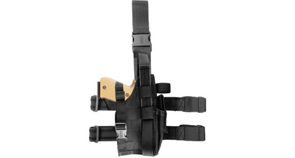 Image of BlackHawk Omega VI Elite Holster, Glock 20/Glock 21/Heckler &amp; Koch USP .40 S&amp;W/Heckler &amp; Koch USP .45 ACP, Right Hand, Matte, Black, 40QD32BK