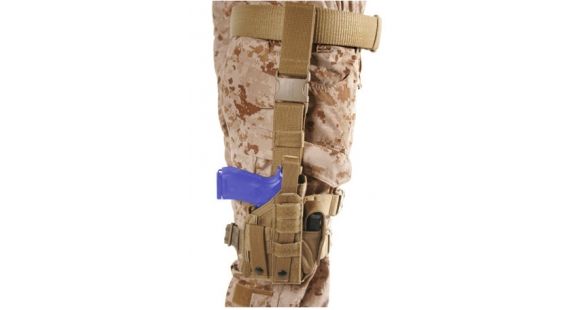 Image of BlackHawk Tactical Omega VI Ultra Universal Modular Light Holster, Coyote Tan, 40MLH1CT
