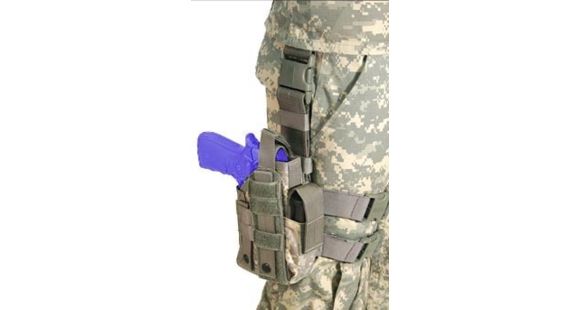 Image of BlackHawk Tactical Omega VI Ultra Universal Modular Light Holster, Army Universal, 40MLH1AU
