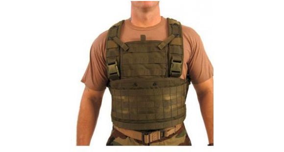 Image of BlackHawk Tactical S.T.R.I.K.E. Commando Recon Chest Harness, Black 37CL01BK-H
