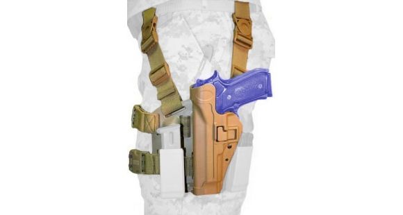 Image of BlackHawk Draw Tactical SERPA L2 Holsters, Colt 1911, Left Hand, Matte, Coyote Tan, 430503CT-L