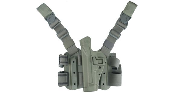 Image of BlackHawk Draw Tactical SERPA L2 Holsters, Colt 1911, Left Hand, Matte, Olive Drab, 430503OD-L