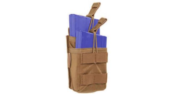 Image of BlackHawk Tier Stacked Magazine Pouch M4/FAL, Coyote Tan, 37CL119CT