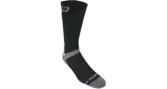 Image of BlackHawk Warrior Wear Medium Weight Boot Socks, Black, Size 9-11 - 83SK01BK