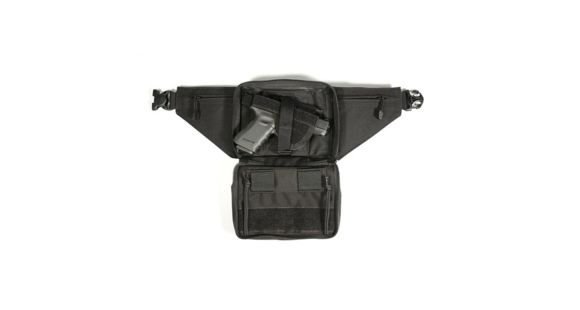 Image of BlackHawk Nylon Concealed Weapon Fanny Pack Holster, Matte, Black, 60WF06BK