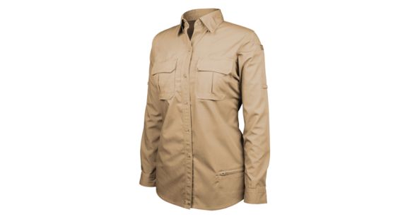 Image of Blackhawk Women's Long Sleeve Tactical Shirt, Khaki - Medium 92TS01KH-MD