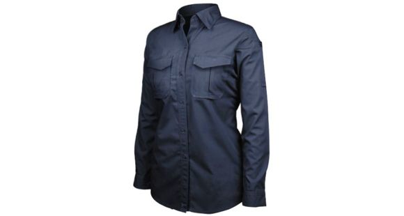 Image of BlackHawk Women's LT2 L/S Tactical Shirt, Navy, Large 92TS03NA-LG
