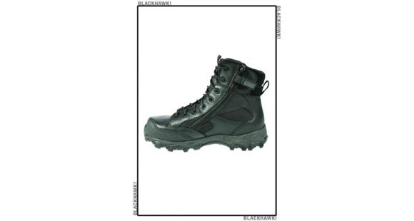 Image of Blackhawk ZW7, 7in Side Zip Waterproof Boot, Size 8, Black, M, 83BT05BK, 8M