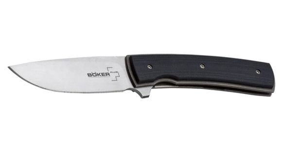Image of Boker USA Boker Plus FR G-10 Folding Pocket Knife,2.8in VG-10 Steel Blade,G-10 Black Handle, 01BO742