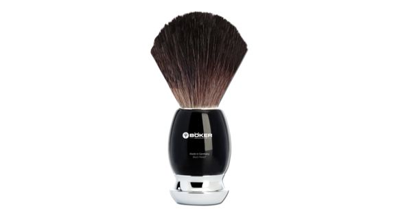 Image of Boker USA Classic Shaving Brush, Black Fiber Handle 04BO125