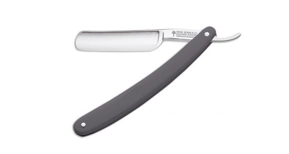 Image of Boker USA Classic Straight Razor Folding Knife, Anthracite 140200