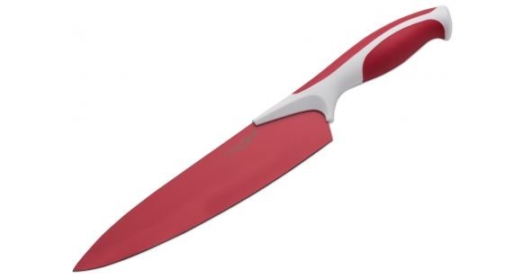 Image of Boker USA Colorcut Chefs Knife,8.125in CrMoV Steel Blade,Raspberry Red Handle 03CT102