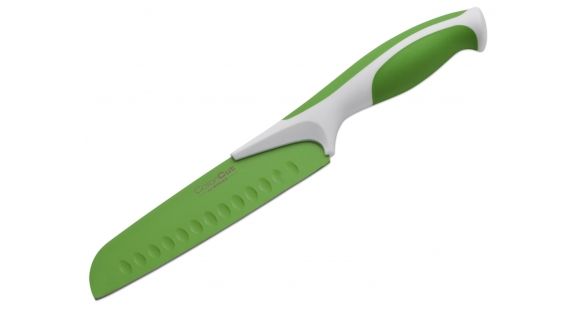 Image of Boker USA Colorcut Santoku Knife,6in CrMoV Steel Blade,Apple Green Handle 03CT201