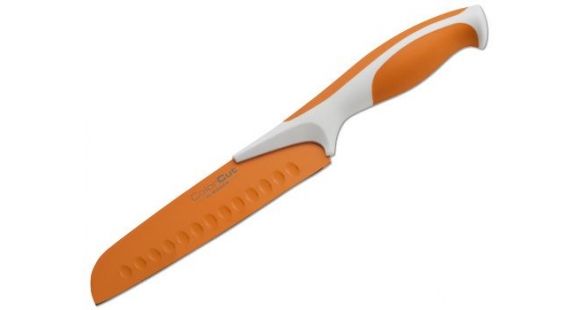 Image of Boker USA Colorcut Santoku Knife,6in CrMoV Steel Blade,Apricot Orange Handle 03CT301