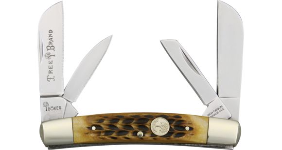 Image of Boker USA Traditional Series Congress Jigged Knife, Brown, Small, 110721