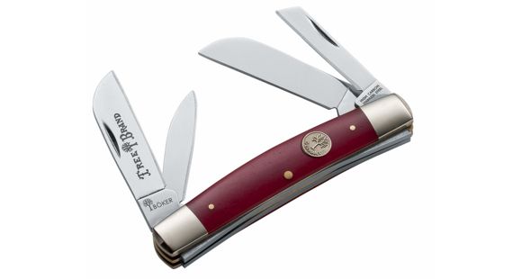 Image of Boker USA Congress Four Blade Folding Knife, Smooth Red Handle 110720