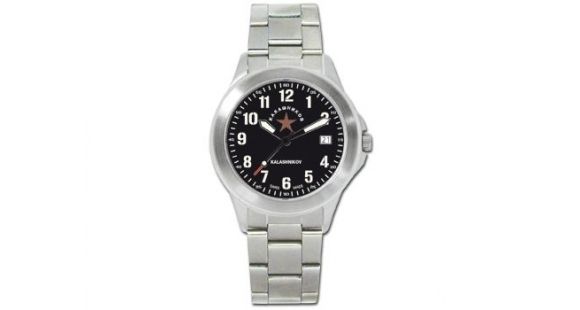 Image of Boker USA Kalashnikov Libertad 2 Waterproof Watch, Silver Stainless Steel 09KAL504