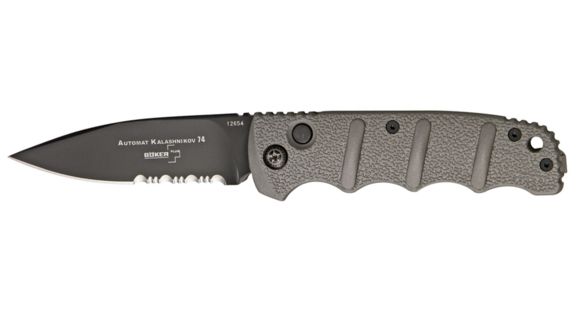 Image of Boker USA Plus Kalashnikov Button Lock Folding Knife, Olive Drab 01KALS74BN