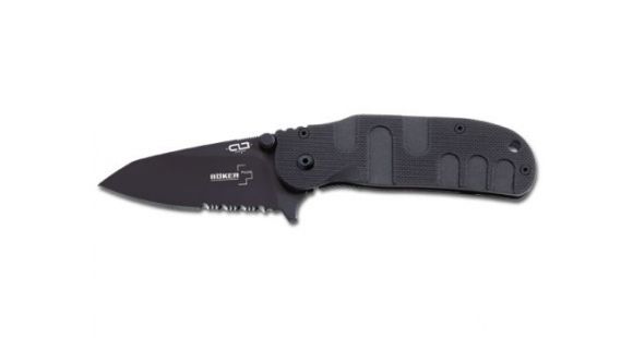 Image of Boker USA Plus Trance Black Steel Blade Folding Knife 01BO596