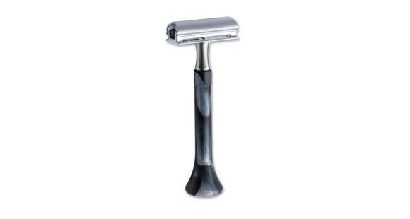Image of Boker USA Razolution Safety Razor,Titanium Gray Handle 04BO144