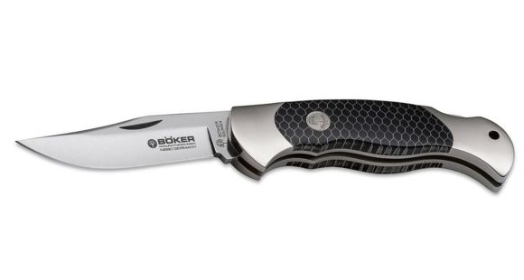 Image of Boker USA Scout Honeycomb Black Folding Blade Knife,3.13in,N690 Blade,Honeycomb Handle 112501