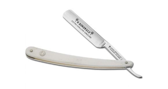 Image of Boker USA Straight Razor, White 140503