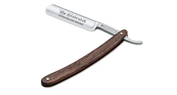 Image of Boker USA The Celebrated Straight Razor,.625in Blade,Bocote Wood Handle 140607