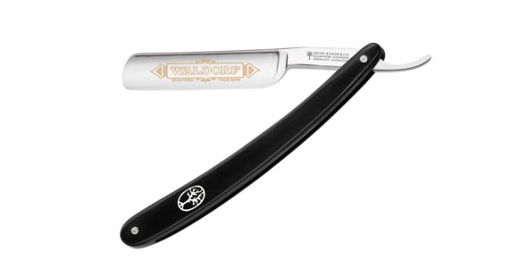 Image of Boker USA Waldorf Straight Razor Folding Knife, Gold Inlay 140421