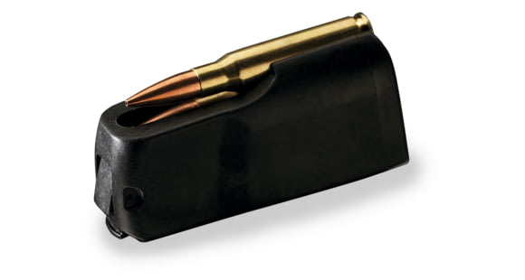Image of Browning X-Bolt Long Action Rotary Rifle Magazine, .28 Nosler, 3 Round, Black, 1 Pack, Polymer, 112044608-3RD