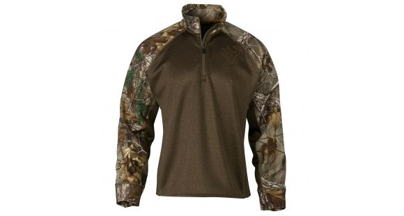 Image of Browning 1/4 Zip Bellum Pullover, Rtx, Large, 3018752403