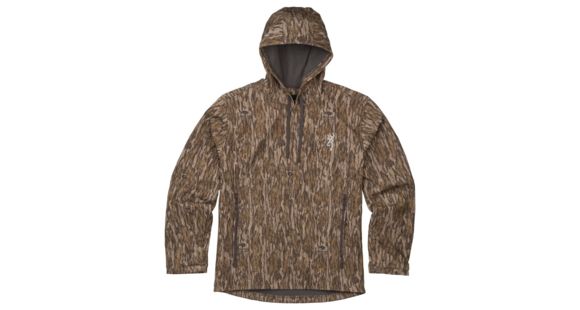 Image of Browning 1/4 Zip Wicked Wing Smoothbore - Men's, Mossy Oak Bottomlands, Small, 3016711901