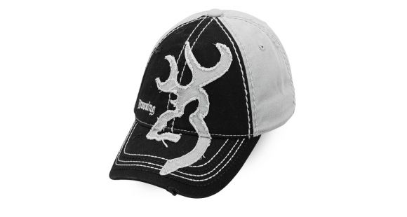 Image of Browning 2 Tone Buckmark Cap,Blak/Gray 308014991