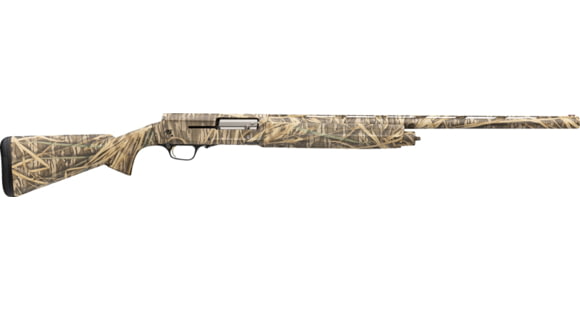 Image of Browning A5 2.75in Field Semi-Auto Shotgun, 16 Gauge, 26in BBL, Synthetic MO Shadow Grass Stock, Fiber Optic Front Sight/Ivory Mid-Bead, Camo, 119345005