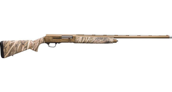 Image of Browning A5 Sweet 16 Wicked Wing 2.75in Field Semi-Auto Shotgun, 16 Gauge, 28in BBL, Synthetic MO Shadow Grass Habitat Stock, Fiber Optic Front Sight/Ivory Mid-Bead, Bronze, 119005004