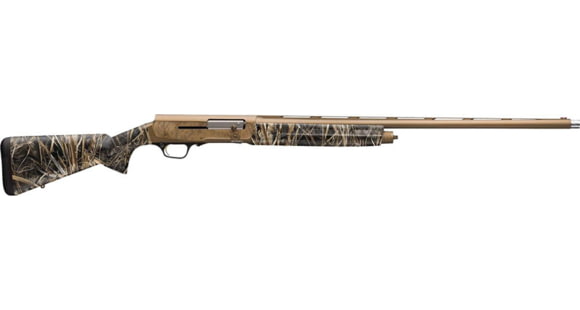 Image of Browning A5 Sweet 16 Wicked Wing 2.75in Field Semi-Auto Shotgun, 16 Gauge, 28in BBL, Synthetic RT-Max 7 Stock, Fiber Optic Front Sight/Ivory Mid-Bead, Bronze, 119115004