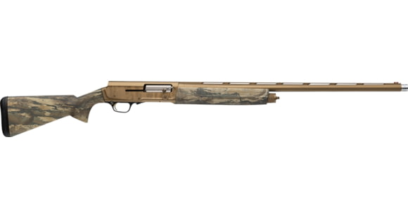 Image of Browning A5 Wicked Wing 3.5in Field Semi-Auto Shotgun, 12 Gauge, 26 inch Barrel, Synthetic Real Tree Legacy Stock, Bronze, 119262005