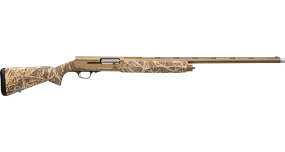 Image of Browning A5 Wicked Wing 3.5in Field Semi-Auto Shotgun, 12 Gauge, 28 inch Barrel, Synthetic MO Shadow Grass Stock, Bronze, 119312004