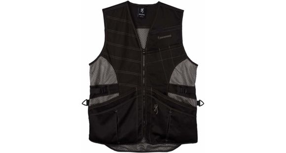 Image of Browning Ace Shooting Vest, Black/Black, 2XL, 3050459905