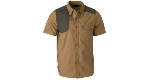 Image of Browning Austin Short Sleeve Shirt,Taupe/Loden,3XL 3010657806