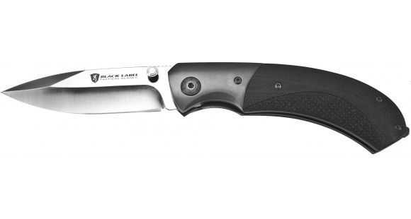 Image of Browning Black Label Checkmate Knife - Black w/ Silver Blade 320143BLO