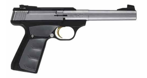 Image of Browning Buck Mark Camper UFX Semi Auto Pistol, 22 Long Rifle, 5.5 in Barrel, Adjustable Sight, Alloy Black Frame, Rubber Grip, 1-Mag, 10 Round Capacity, 51483490-FRRMPG