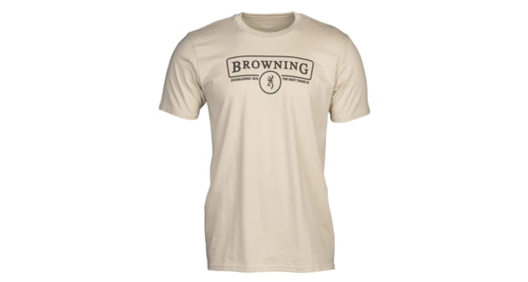 Image of Browning Contour Short Sleeve T-Shirt - Men's, Tan, Large, 5010114803