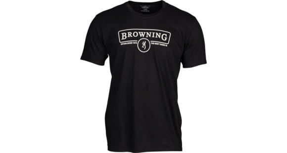 Image of Browning Contour Short Sleeve T-Shirt - Men's, Black, Medium, 5010119902