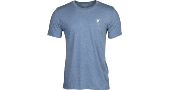 Image of Browning Hunt Tough Short Sleeve T-Shirt - Men's, Blue, Medium, 5010156502