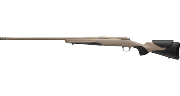Image of Browning X-Bolt 2 Speed Bolt Action Rifle, .300 Winchester Magnum, 26in Sporter Contour Fluted 5/8x24 TPI Barrel, 1-8, Synthetic Flat Dark Earth Stock, Black, 36066229-FRRMPG