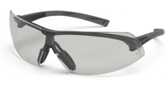 Image of Browning Buckmark Shooting Glasses, Clear Lens &amp; Black Frame 12718