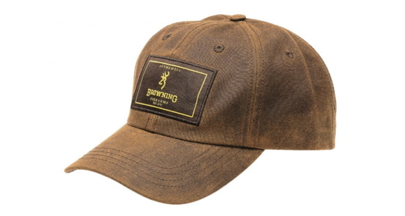 Image of Browning Men's Cap Antiquity Wax Rec Patch, Brown Wax, 308060981