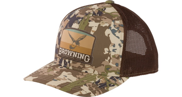 Image of Browning River Pines 110 Mesh Back Silicone Patch Cap - Men's, Auric, 308595351