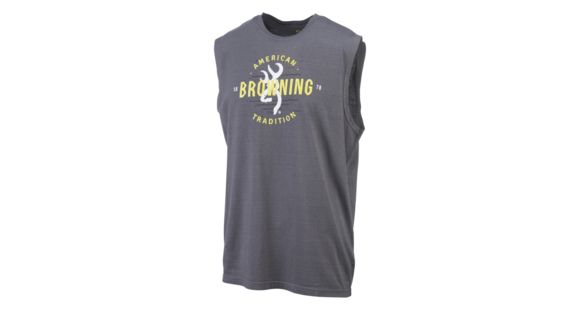 Image of Browning Casual Youth Clark Muscle T-Shirt - Men's, Castlerock, Large, A000238500104